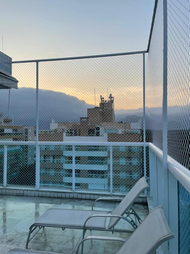 Rede de proteção com estrutura - Art Cercas