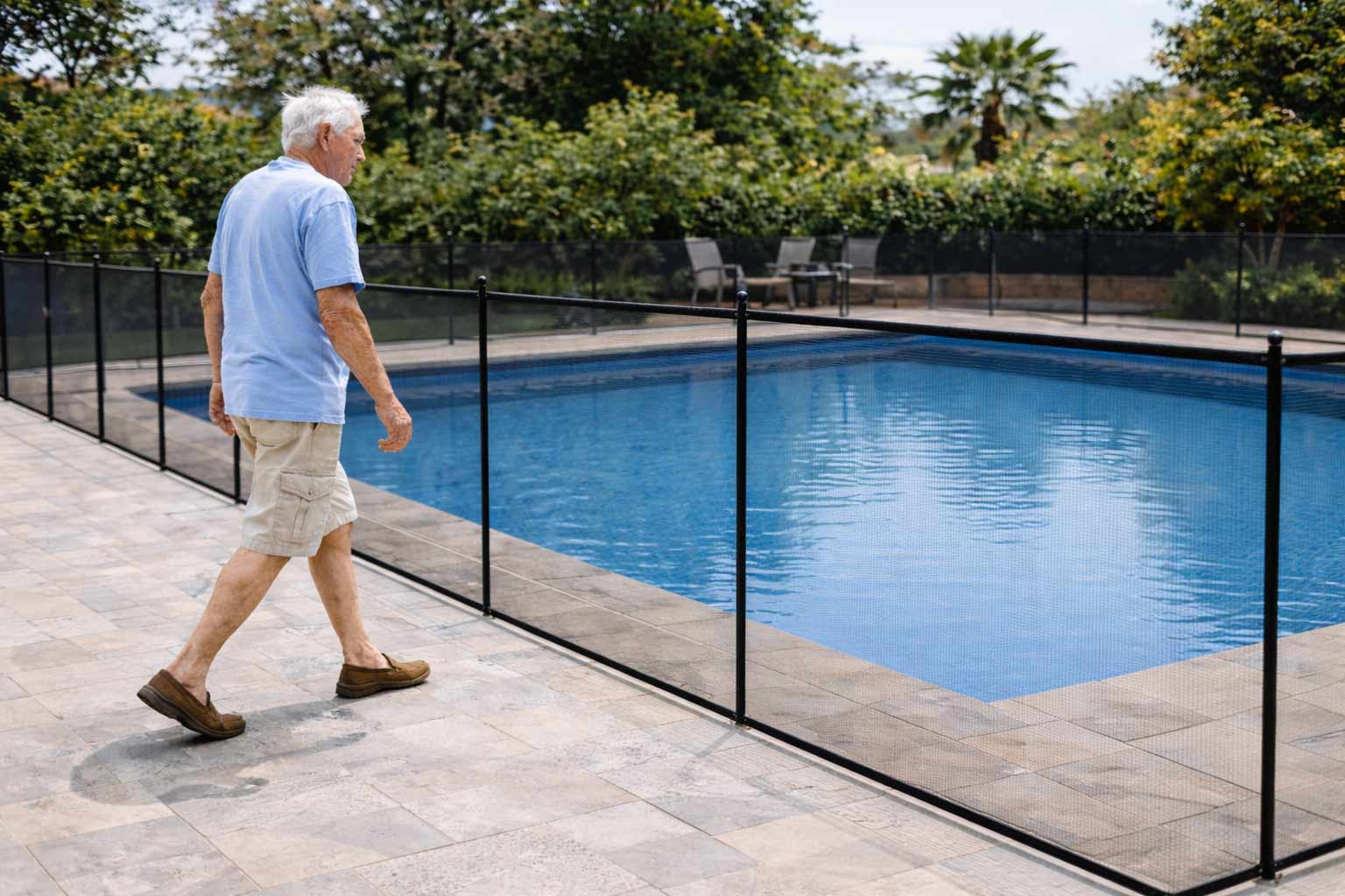 Cerca de Piscina para Idosos